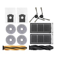 robot vacuum cleaner main brush/side brush/filter/mop cloth/dust bag compatible with Dreame x50 pro 