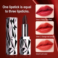 Three-color Lipstick Is Not Easy To Fade Does Not Stick To Cups Does Not Fade Lasts For Makeup F8i4