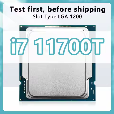 Core i7-11700T CPU 14nm 8 Cores 16 Threads 1.4GHz 16MB 35W 11th Generation Processor LGA1200 for Z49