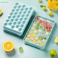 Mypink 1/2Pcs 33 Grids Plastics Ice Grid Ball Ice Cube Mold With Cover Ice Storage Box Easy To Demould Bar Home Party Kitchen Tools SG