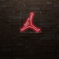 客製霓虹文字圖案燈 | 籃球 | 禮物 | LED裝飾燈 | 可調光 | 50cm