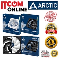 ARCTIC P8 P12 P14 8CM 12CM 14CM PWM PST SLIM MAX CASING FAN BLACK/WHITE