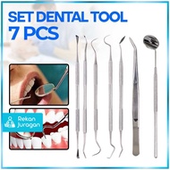 TaffOmicron Dentist Dental Tool Set 7 PCS - 4012