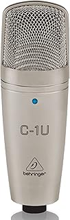 Behringer C-1U Professional Large-Diaphragm Studio Condenser USB Microphone