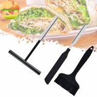 Zhongyanxi Stainless Steel French Crepe Spreader Crepe Spreader And Spatula Kit Pancake Like Batter 