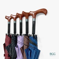 BGG Walking Stick Umbrella Long Automatic Open Sun Protection Uv 1 Rain (WA1031)