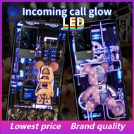 MG Construction machine bear Call Lighting LED Glass for Samsung S23Plus S23ultra phone case S21ULTR