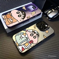 Sarung telefon Crayon Shin-chan Apple 14 sesuai untuk iPhone 13 Pro XS Max, perlindungan penuh premi