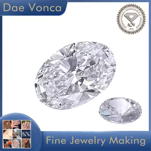 Oval Cut 2.0-6.0ct Lab Grown Diamond IGI Certificate DE Lab Loose Diamonds CVD/HPHT For Custom Jewel