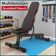 Fitness Bench Dumbbell Bench Foldable Multifunctional Dumbbell Bench Fitness Sit Up Bench Exercise E
