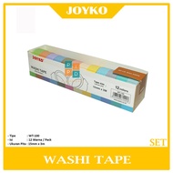 JOYKO - Washi Tape WT-100 Lakban Pita Perekat - Set
