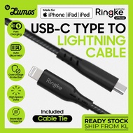 Ringke USB-C Type To L Cable, 4ft 120cm 1.2m Sync Cord | Phone Cable
