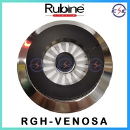 Rubine RGH-VENOSA,RGH-VALITA,LOTTA& Faber FGH372/78BK Outer Cap & Inner Ring for hob