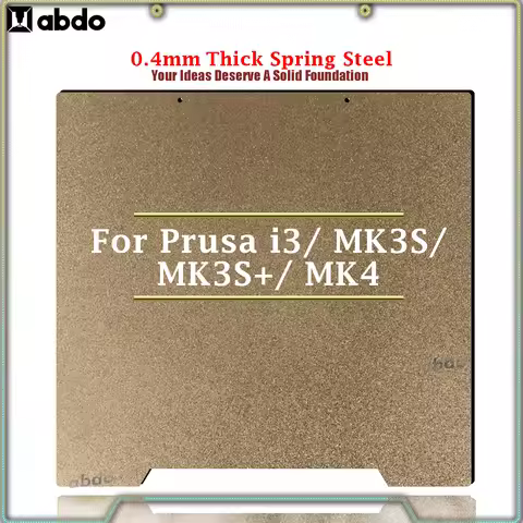 For Prusa i3 MK3 MK3S+ MK4 Build Plate 241*254mm Spring steel sheet pei peo pet pey h1h build plate 