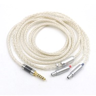 16 Core Silver Plated Headphone Cable For Sennheiser HD800 HD800s HD820s HD820 Enigma Acoustics Dhar