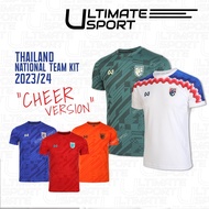 WARRIX ใหม่ล่าสุด!! เสื้อเชียร์คอกลม 2023-2024 เสื้อฟุตบอลทีมชาติไทย Thailand National Team Kit (Cheer Version) WA-233FBATH53