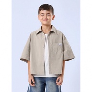 Streetwear Summer Shirt Santa Cruz California Graphic Back Print Button Down Short Sleeve Boys Youth