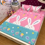 Pink rabbit bedding set with cover