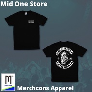MOD341 SONS OF ANARCHY MOVIE T-SHIRT/ OUTER SIZE MERCHCONSTAG DISTRO MOTORCYCLE T-SHIRT/