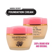 ♪Original 100% Authentic Andrea Secret Sheep Placenta Whitening Foundation Cream 70g Beauty Make Up