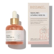 BIOSSANCE Squalane + Vitamin C Rose Oil 30ml