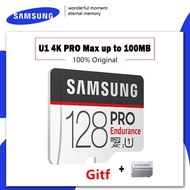 SAMSUNG Memory Card Micro SD PRO Endurance 100MBs 32GB/64GB/128GB  SDXC SDHC C10
