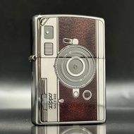 ZJP0093 Zippo  Camera Zippo (Brown) ของแท้ (Empty Zippo Lighter without Fuel ไฟแช็กเปล่าไม่มีเชื้อเพ