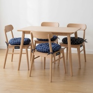 Round Chair Seat Cushion with Aesthetic Checkered Pattern (Diameter 30 Cm) - Floor Seat Cushion - Fl