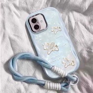 Samsung Case+bracelet Case Silicone Star Casing Samsung A07 A06 a25 5G A55 A56 5G A36 A15 S24 ULTRA 