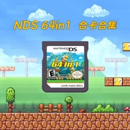 64 In 1 DS Games Cartridge Mario Series Super Mario Bros for NDS/3DS/3DSLL/2DS/NDSL English Version Video Game Console Card