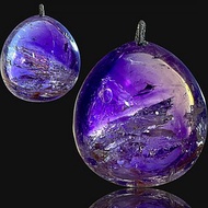 OLINA DESIGN精品頂級超七草莓晶超七紫紅髮六角星藍針金字塔吊墜