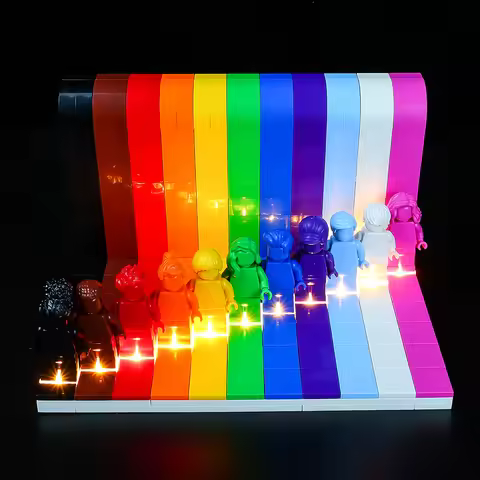 Led Light Kit Building Blocks Everyone is Awesome For LEGO 40516 (Only Light Kit Included)