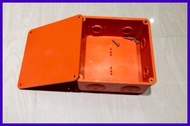 ◜ ☫ → PVC Orange Utility Box/Junction Box With Cover