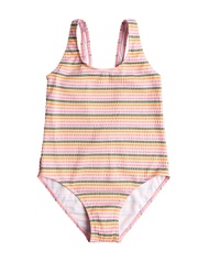 Roxy ชุดว่ายน้ำวันพีซสำหรับเด็กผู้หญิง ROXY GIRLS MIRAGE STRIPE ONE PIECE 243 ERGX103195-XNMG