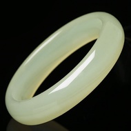 Afghan Jade Bracelet Sheep Fat Grade White Jade Bracelet Jade Win Jade Jade Bracelet 11.09 q