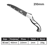 Gergaji Tangan Lipat Ukuran 180/210/250/300MM Gergaji Pohon Portable Folding Wood Hand Saw - 6674