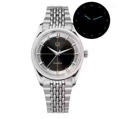 Watchdives WD1954 Arctic Classic 36mm Watch VH31Sweep Second Movement 316L Stainless Steel Watches S