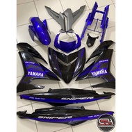 COVERSET YAMAHA Y15ZR Y15 YSUKU V1 V2 BLUE STORM SNIPER ( 15 ) BIRU ORIGINAL VELOZI SIAP TAMPAL