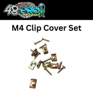 M4 Clip Cover Set Screw + Clip 1 set