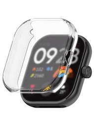 1入組透明tpu軟質智能手錶保護殼,適用於紅米手錶4