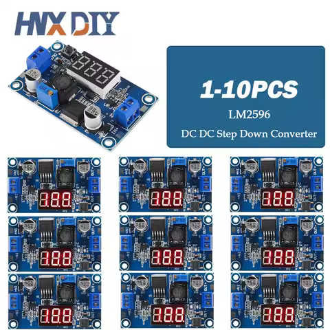 DC DC Converter LM2596 Step Down LM2596 DC DC Step Down Converter Voltage Regulator LED Display Volt