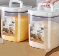 Tanokai - D-DZ-多功能裝米桶防蟲防潮家用密封米箱斤廚房雜糧米缸儲米箱麵粉桶(容量5KG )