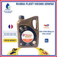Dầu nhớt động cơ Diesel TOTAL RUBIA FLEET HD300 20W50 API CF-4/SJ - 5 Lít