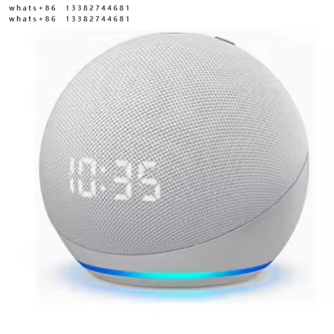 Fifth generation Amazon echo dot5 with clock Alexa smart speaker voice control