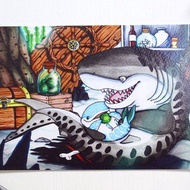 豆腐鯊點點 spot whale shark 明信片 故事畫面-喬森與點點