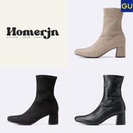 [GU JAPAN] 6cm High Stretch Heel Boots Ultra Stretch Heel Boots