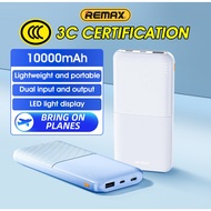 HXR Remax 10000mAh Power Bank 3C Certification Ultrathin 22.5W Fast Charging Powerbank With LED Ligh
