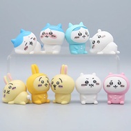 3/4/5/6/9Pcs Chiikawa Kawaii Animation Model Ornaments Cute Toys Self-deprecating Bear Usagi Desktop