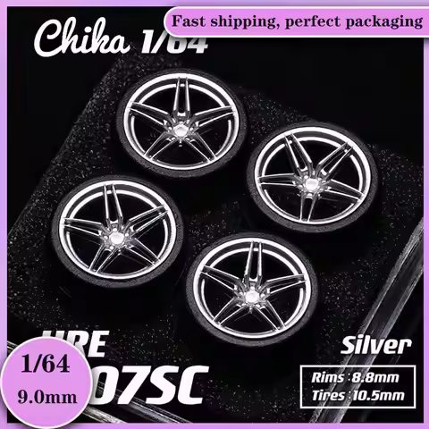 Car Modified Wheel Hub 1/64 Chika P101SC/R0770S 8.9/9.7/10.5mm Resin Wheels Metal Wheels in Stock Su