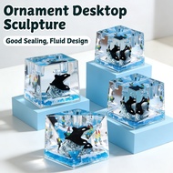 Perhiasan Ornaments Drifting Bottle Cruise Ship Desktop One Piece Sculpture Fluid